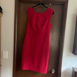 The Limited Vibrant Red Midi Dress
